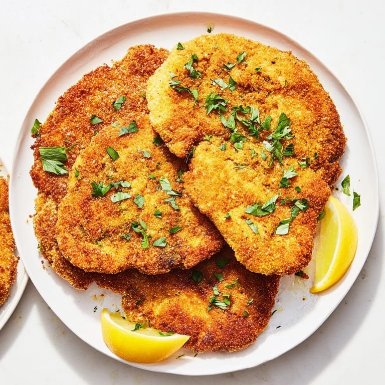 Hausgemachtes, veganes Schnitzel: perfektes Hauptgericht mit knuspriger Panko-Kruste und herzhaftem Geschmack.