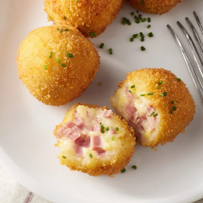 Deliciously crunchy Black Forest ham croquettes, perfect for gatherings and tasty snacking.