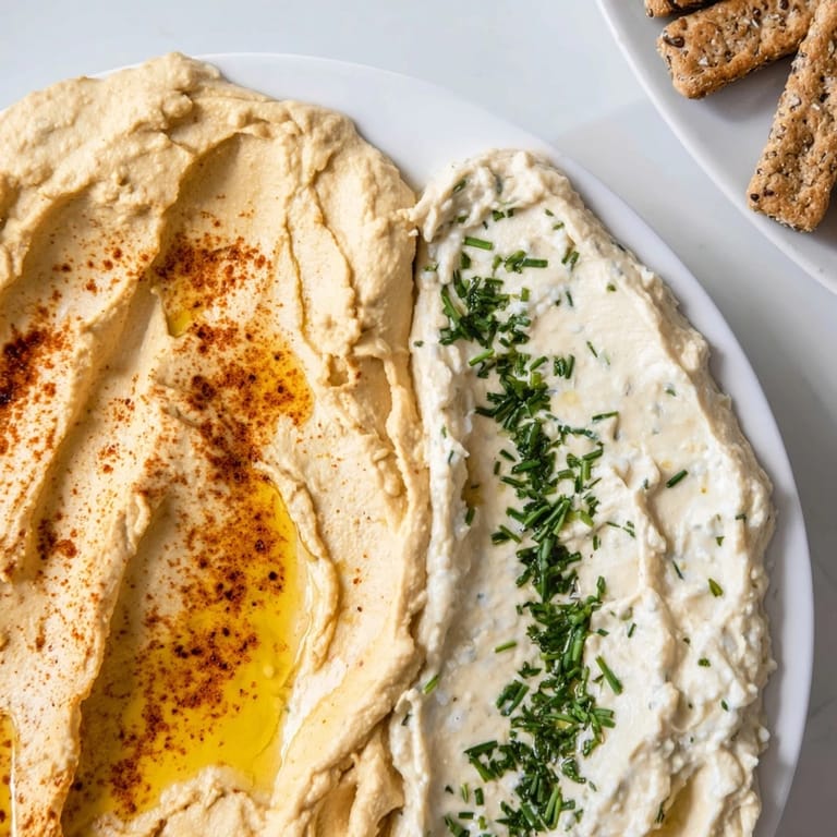 Fresh and flavorful Easy Dips, presented with a line of crackers ready for dipping and sharing.