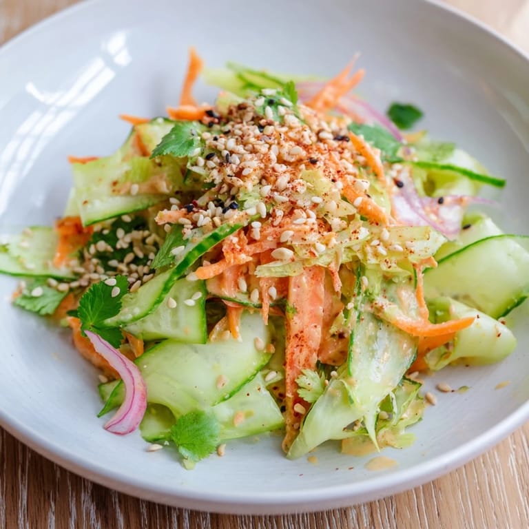 Bright and refreshing: This Thai-Style Peanut Cucumber Salad is perfect for a light lunch.